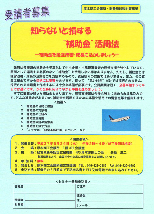 知らないと損する"補助金"活用法